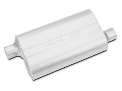 Flowmaster SUV 50 Series Performance Offset Muffler; 2.50-Inch Inlet/2.50-Inch Outlet (Universal; Some Adaptation May Be Required)