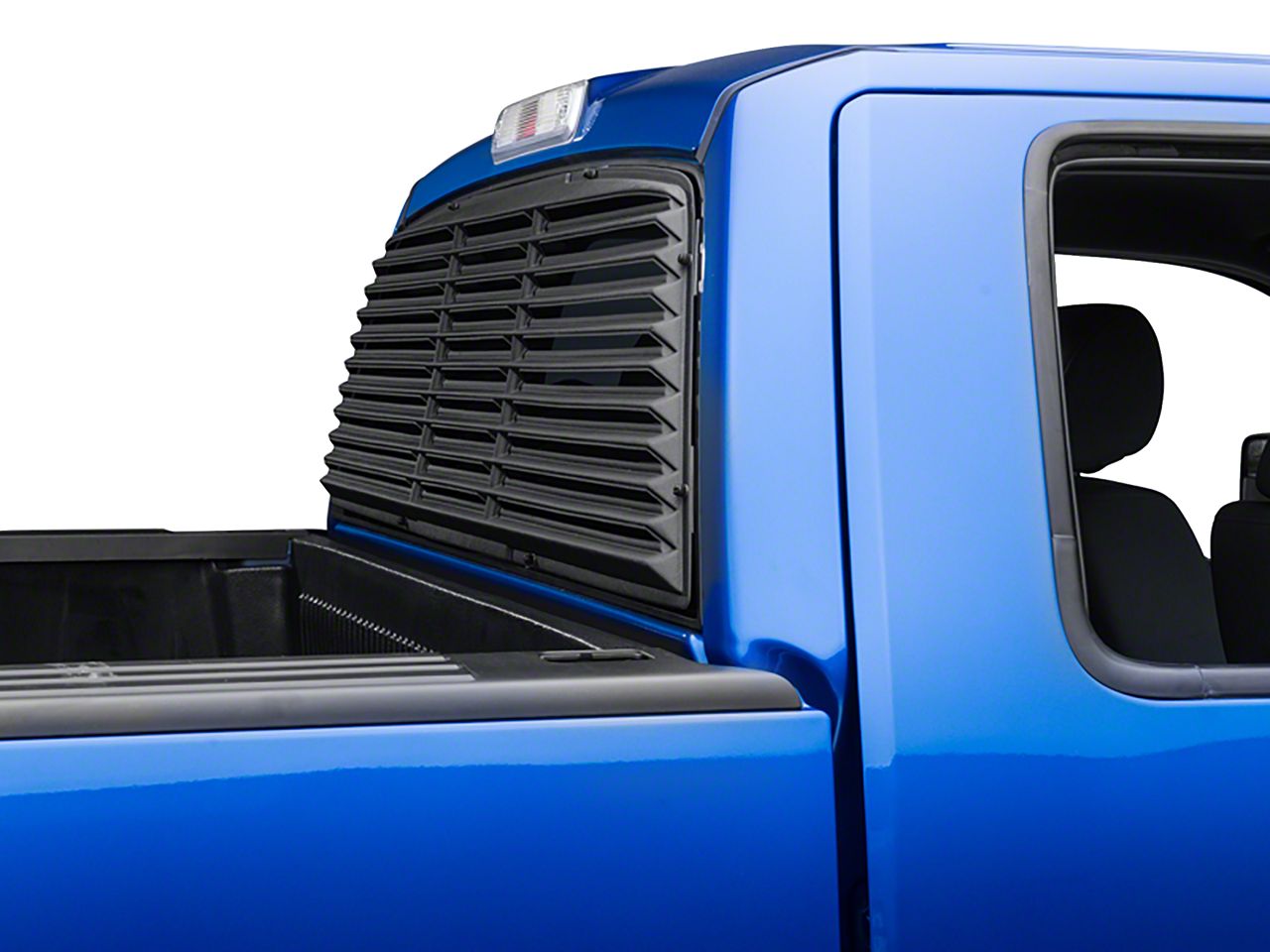 Willpak Industries 8064 ABS Low Profile Design Truck Rear Window Louver for Ford F-150 