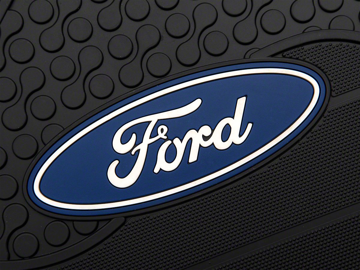 Trushield F 150 Ford Logo Factory Floor Mat T526386 09 15