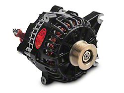 Powermaster Alternator with 6-Groove Pulley; 200 Amp; Black (04-08 4.6L F-150; 04-10 5.4L F-150)