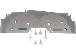 US Speedo Stainless Edition Gauge Face; MPH; Red (99-03 F-150)