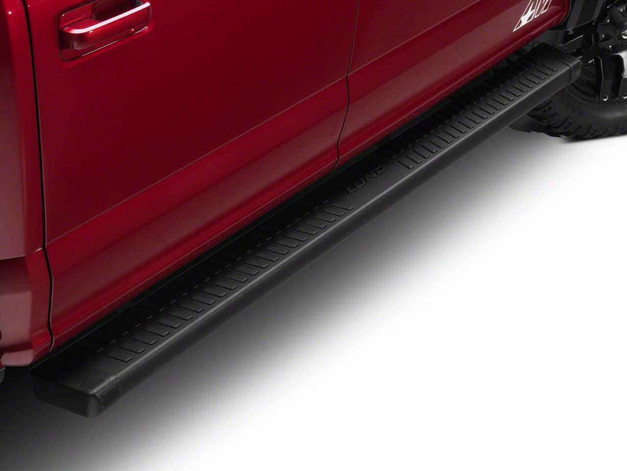 Lund F150 Summit Ridge Straight Running Boards Black 22008740 (1517