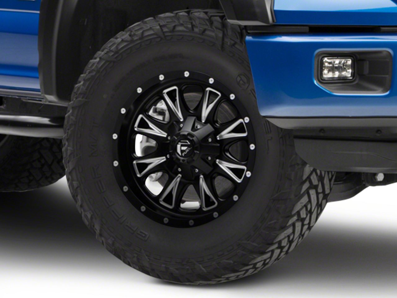 Fuel Wheels F-150 Throttle Black Milled 6-Lug Wheel - 18x9 T527109 (04 ...