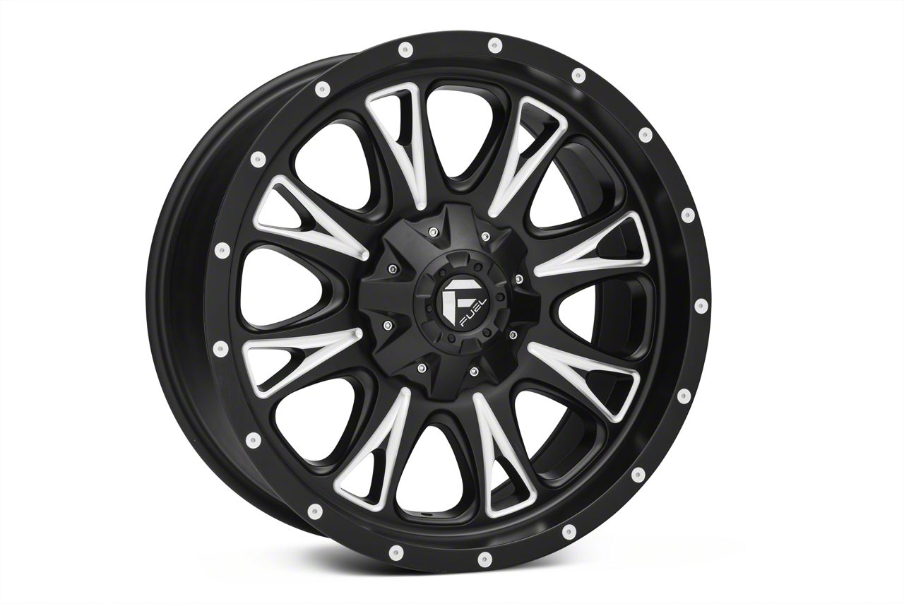 Fuel Wheels F150 Throttle Black Milled 6Lug Wheel 20x9 T527110 (04