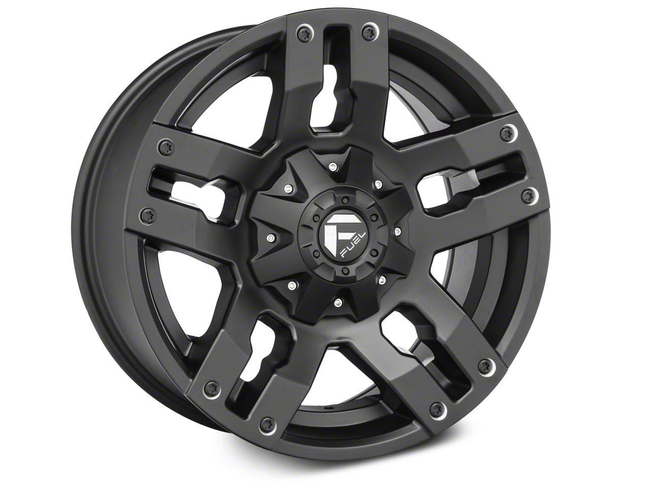 Fuel Wheels F150 Pump Matte Black 6Lug Wheel 18x9 T527111 (0419 F150)