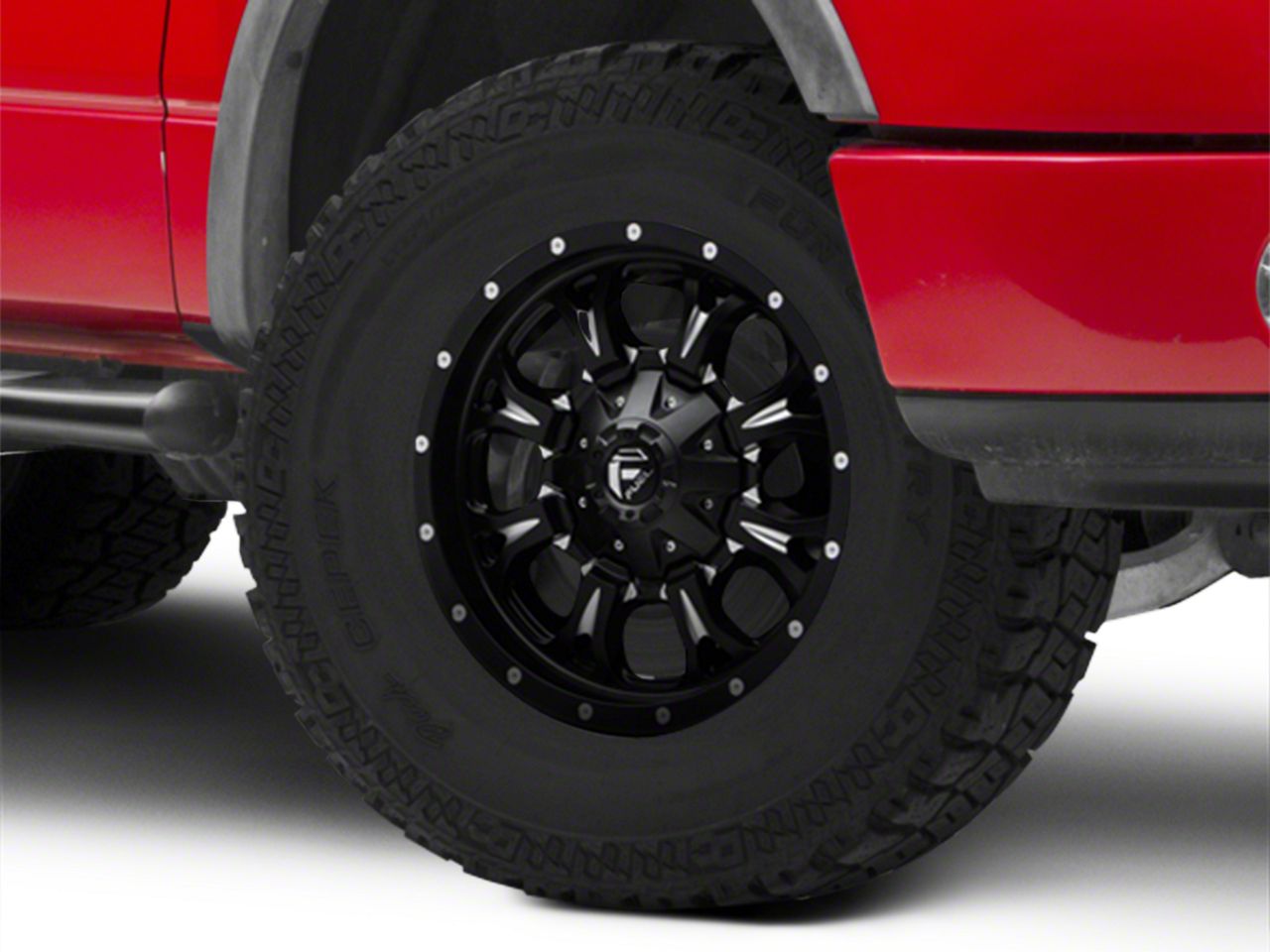 Fuel Wheels F-150 Krank Matte Black Milled 6-Lug Wheel - 18x9 +20mm ...