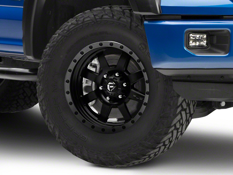 2017 Ford F150 Lifted >> Fuel Wheels F-150 Trophy Matte Black w/ Anthracite Ring 6 ... 2017 Ford F150 Lifted >> Fuel Wheels F-150 Trophy Matte Black w/ Anthracite Ring 6 ...