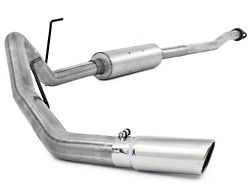 MBRP 3-Inch Installer Series Single Exhaust System with Polished Tip; Side Exit (11-14 3.5L EcoBoost F-150)