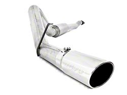 MBRP 4-Inch Installer Series Single Exhaust System with Polished Tip; Side Exit (11-14 3.5L EcoBoost F-150)