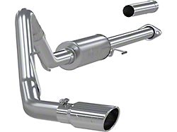 MBRP 3-Inch Installer Series Single Exhaust System with Polished Tip; Side Exit (15-20 2.7L EcoBoost F-150)