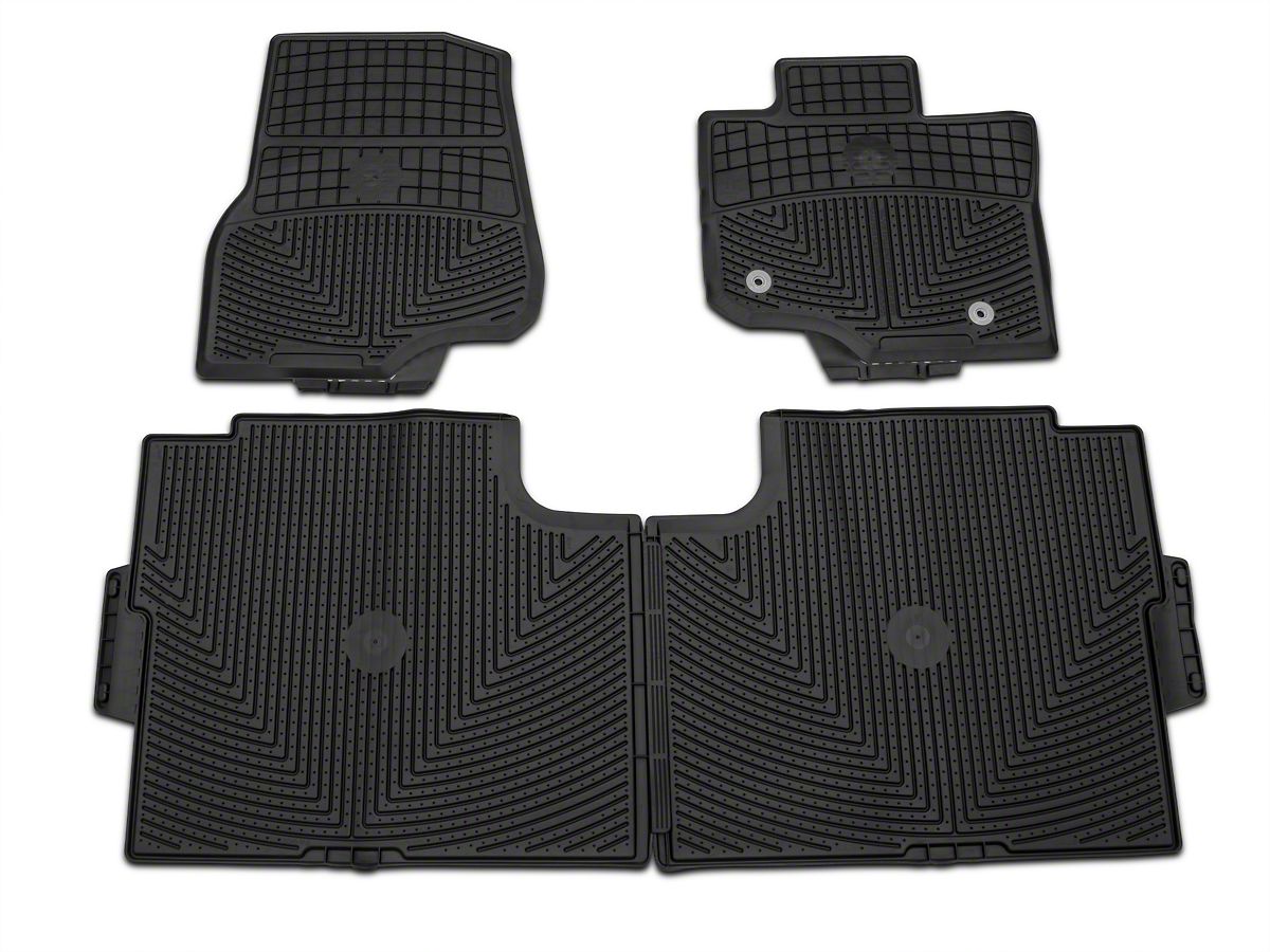 Weathertech F 150 All Weather Front Rear Rubber Floor Mats