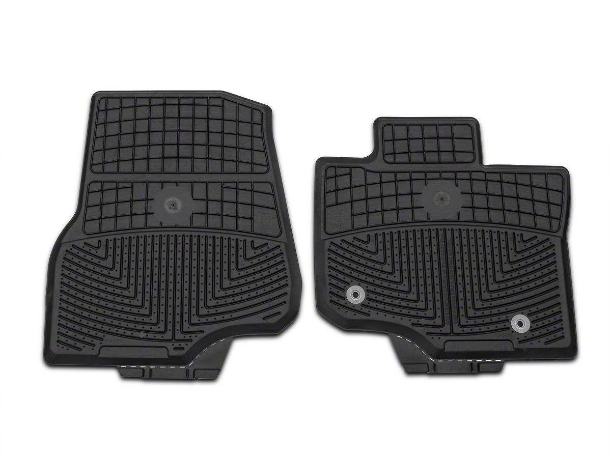 Weathertech F 150 All Weather Front Rubber Floor Mats Black W345