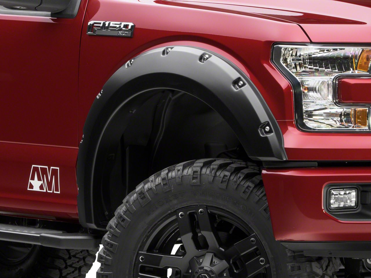 Bushwacker F-150 Pocket Style Fender Flares - Matte Black 20935-02 (15 ...