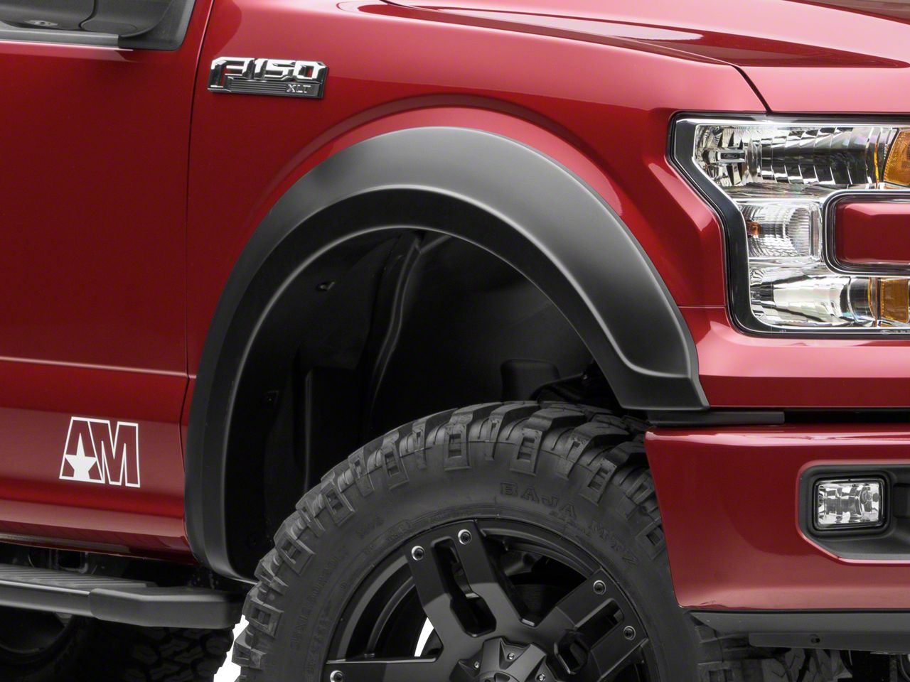 Bushwacker F-150 Extend-A-Fender Flares - Matte Black 20936-02 (15-17 F ...