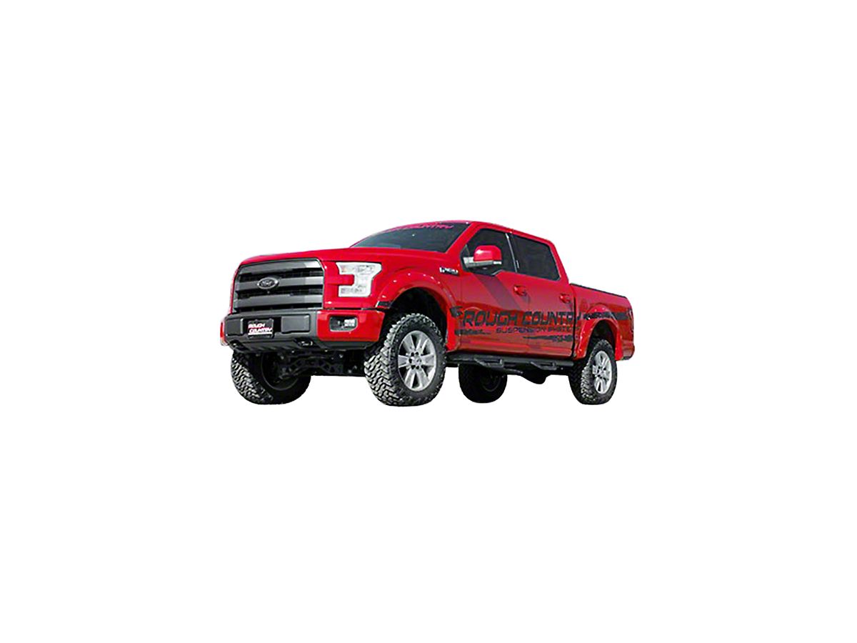 Rough Country 4 In Suspension Lift Kit 15 20 4wd F 150 Supercab Supercrew Excluding Raptor