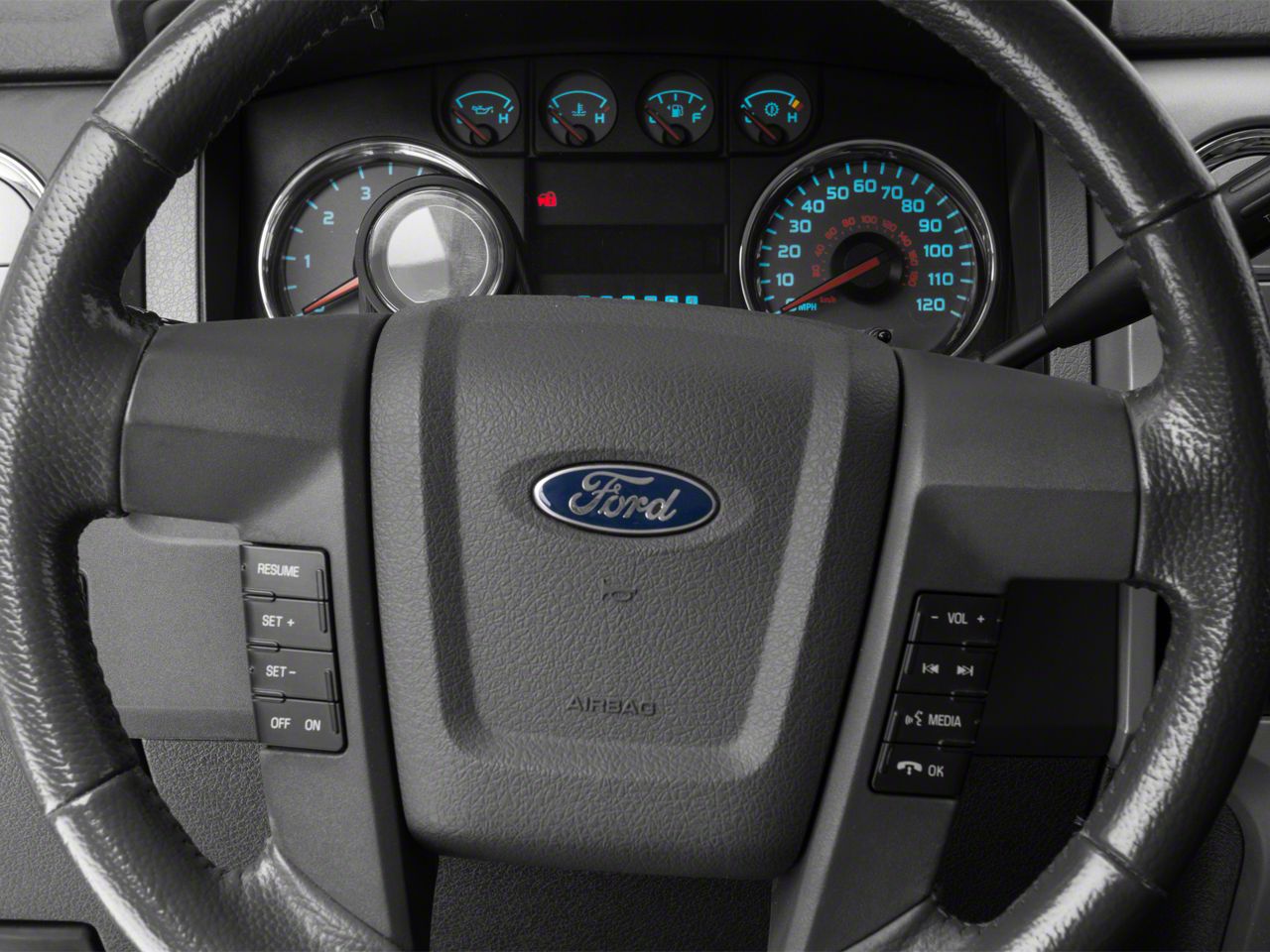 Auto Meter F150 Steering Column Single Gauge Pod T527486 (0914 F150)