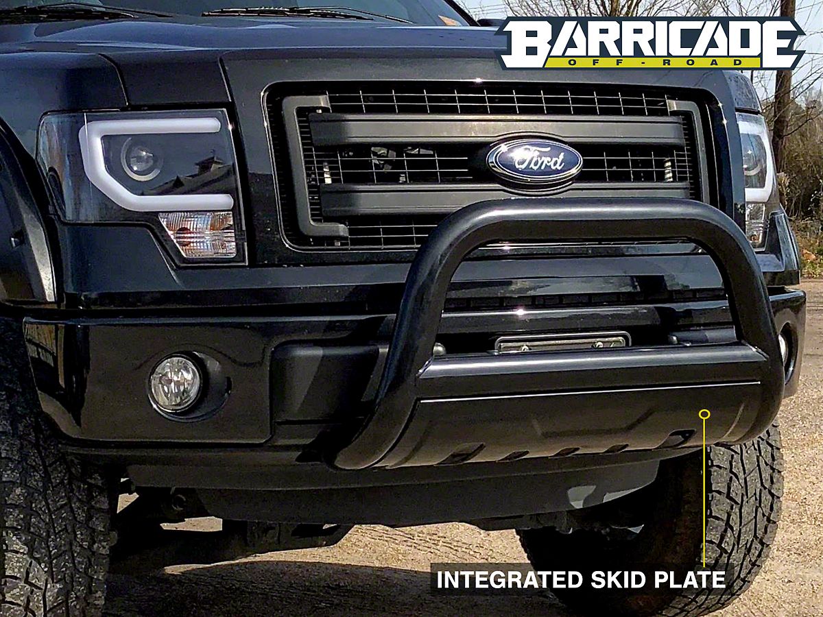 Barricade 35 In Bull Bar Black 04 20 F 150 Excluding Raptor