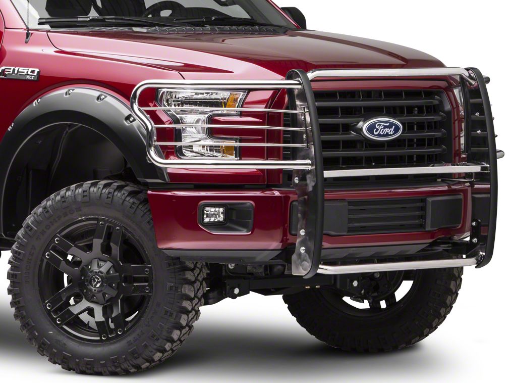 Barricade F-150 Brush Guard - Polished Stainless T527544 (15-17 F-150 ...