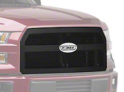 T-REX Grilles Upper Class Series Mesh Upper Replacement Grille; Black (15-17 F-150, Excluding Raptor)