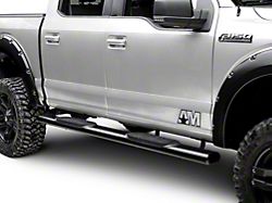 SEC10 Side Accent Decal with AM Logo; Matte Black (97-22 F-150)