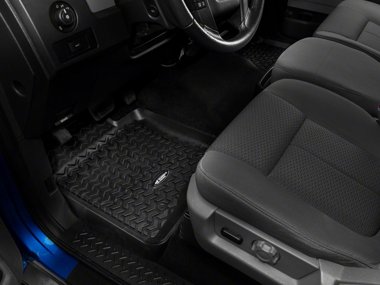 Rugged Ridge F 150 Front Rear Floor Mats Black T528458 09 14