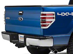 Tail Light Covers; Chrome (09-14 F-150 Styleside, Excluding Raptor)