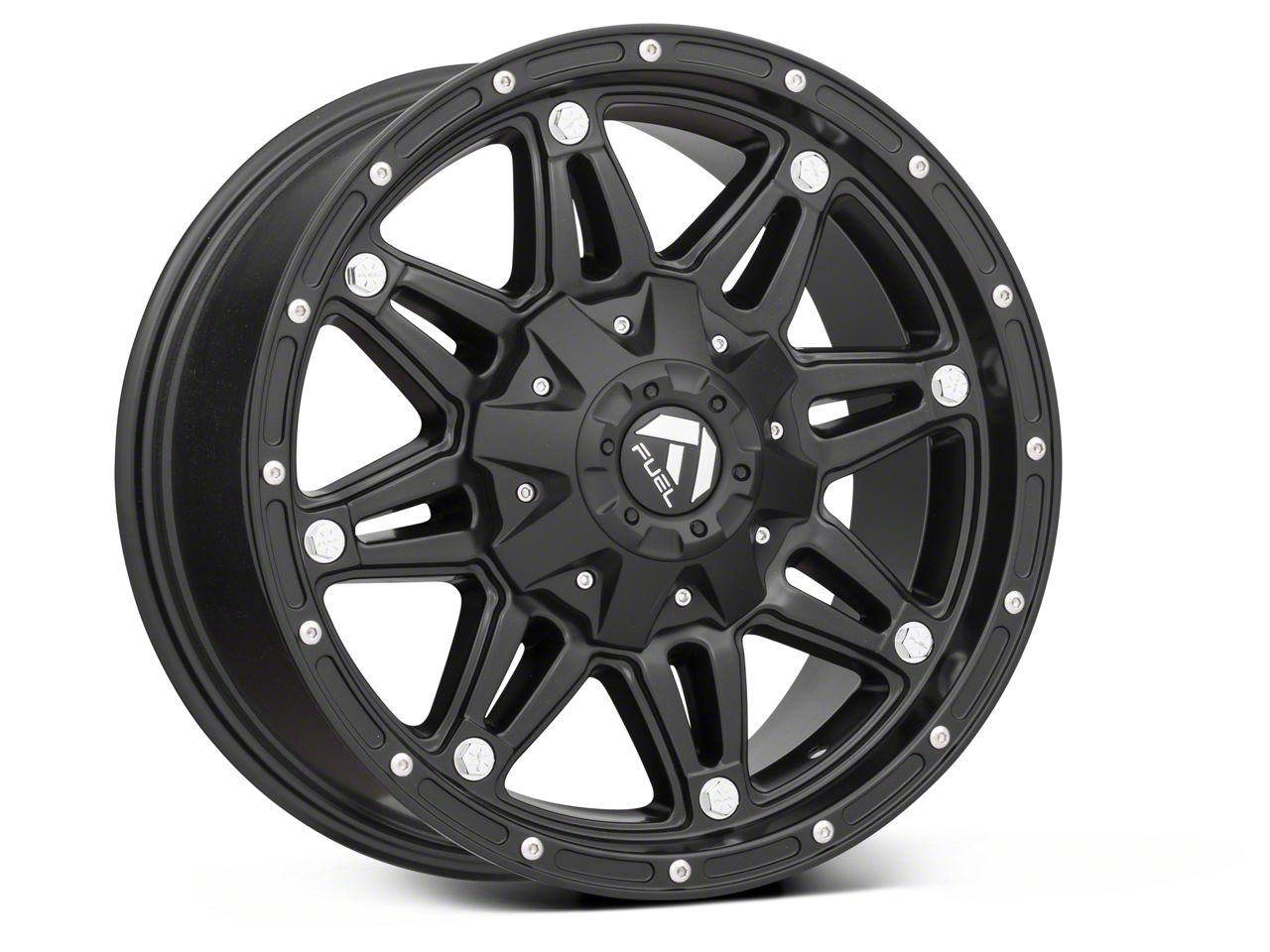 Fuel Wheels RAM 1500 Hostage Matte Black 6Lug Wheel 20x9; 1mm Offset