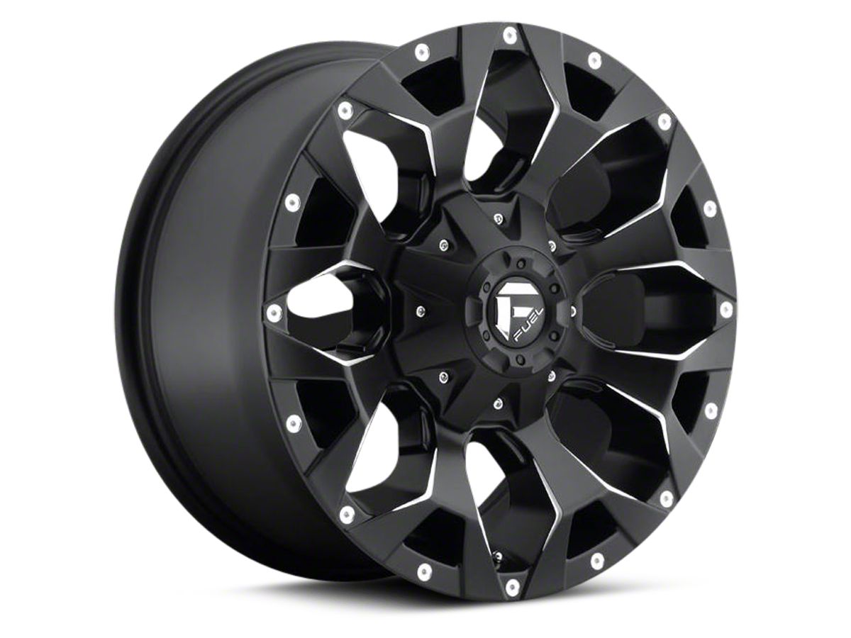 Fuel Wheels F150 Assault Black Milled 6Lug Wheel 17x8.5 14mm Offset
