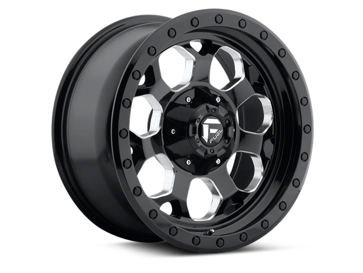 Fuel Wheels F150 Black Machined Savage 5Lug Wheel 17x8.5 T529020