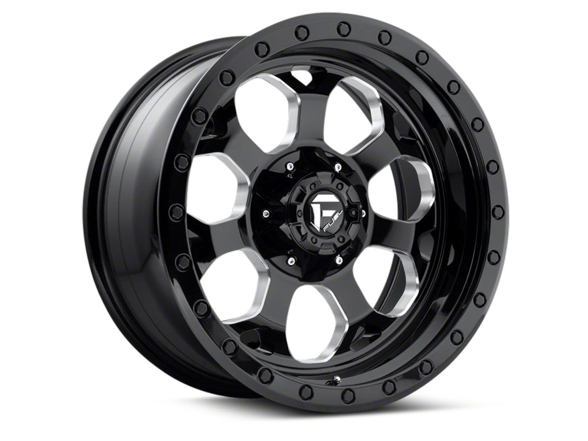 Fuel Wheels F150 Black Machined Savage 5Lug Wheel 18x9 T529021 (97