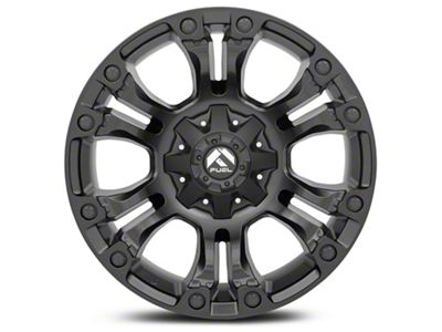 Fuel Wheels Vapor Matte Black 6-Lug Wheel; 20x9; 1mm Offset (17-24 Titan)