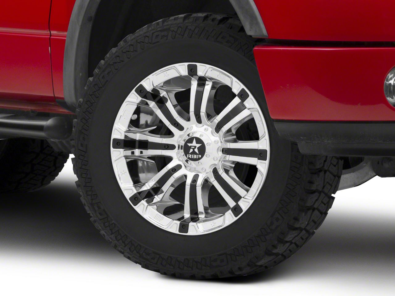 RBP F-150 94R Chrome w/ Black Inserts 6-Lug Wheel - 20x10 +10mm 94R ...