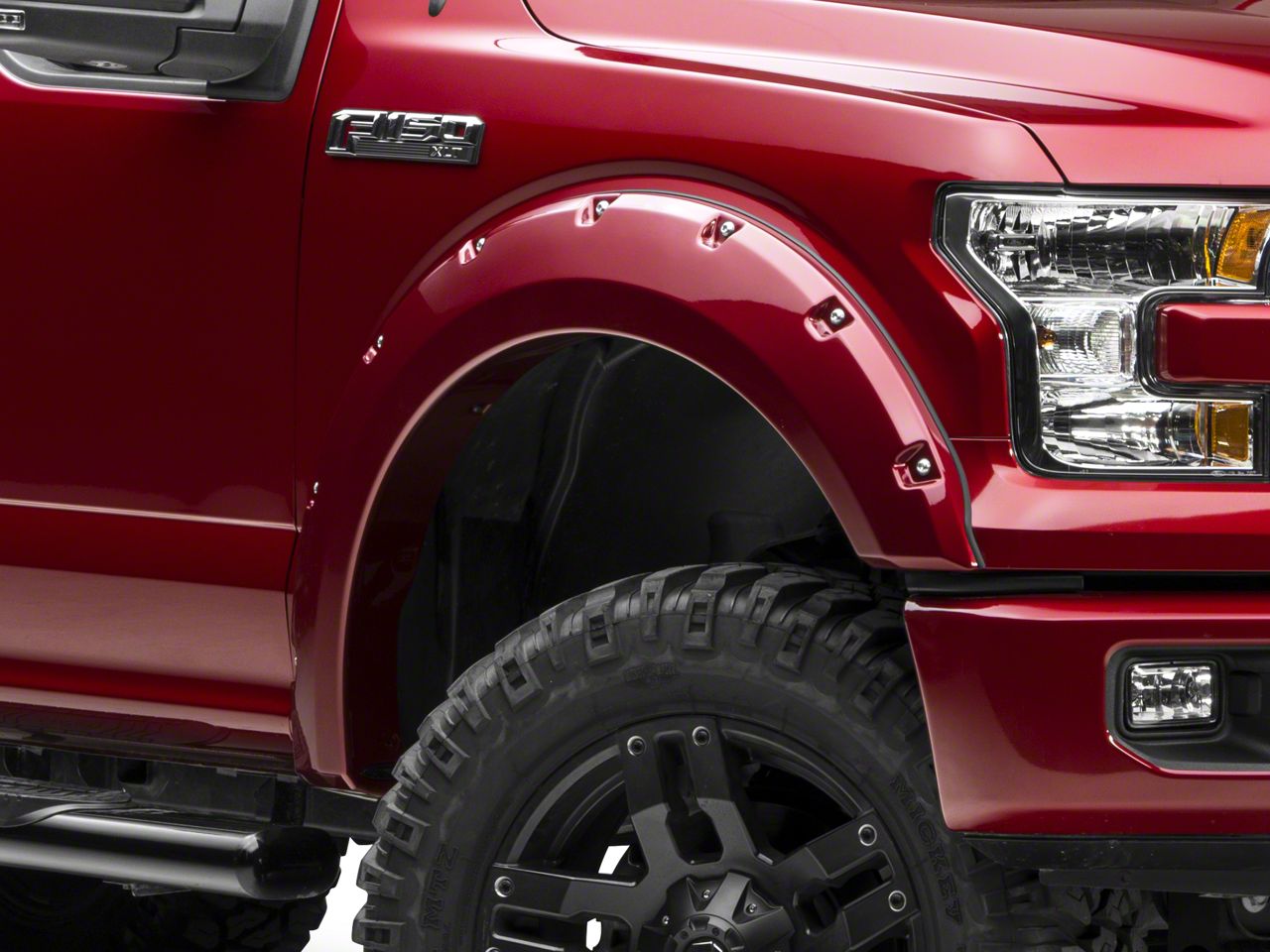 Bushwacker F-150 Pocket Style Fender Flares - Pre-painted T529763 (15 ...