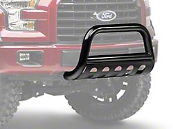 Barricade 3-Inch Bull Bar with Skid Plate; Gloss Black (04-26 F-150, Excluding EcoBoost & Raptor)