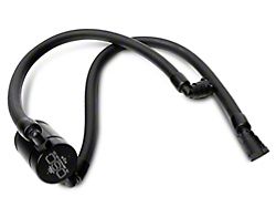 J&L 3.0 Oil Separator; Black Anodized; Passenger Side (11-26 2.7L/3.5L EcoBoost F-150)
