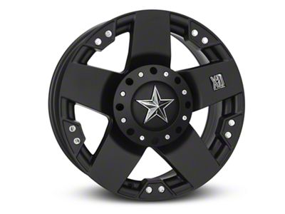 XD Rockstar Matte Black 6-Lug Wheel; 18x9; 0mm Offset (22-24 Bronco Raptor)