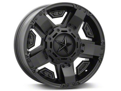 XD Rockstar II Satin Black 6-Lug Wheel; 17x8; 10mm Offset (22-24 Bronco Raptor)