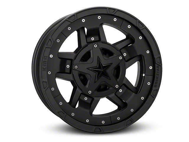Rockstar XD827 RS3 Matte Black Wrangler Wheel - 17x9 -12 