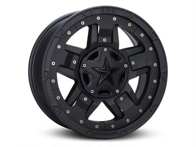 XD Rockstar III Matte Black 6-Lug Wheel; 17x8; 20mm Offset (22-24 Bronco Raptor)