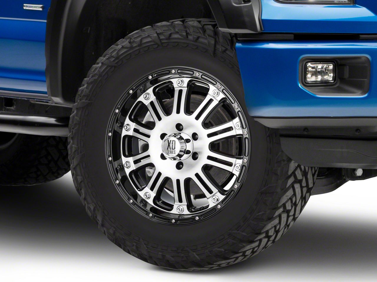 XD F150 Hoss Gloss Black Machined 6Lug Wheel 20x9; 30mm Offset