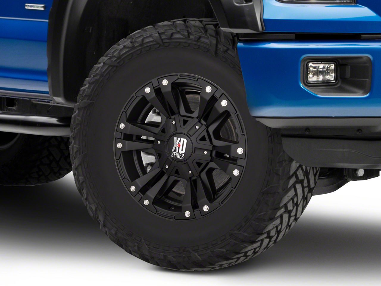 XD F-150 Monster II Matte Black 6-Lug Wheel - 18x9; 18mm Offset ...