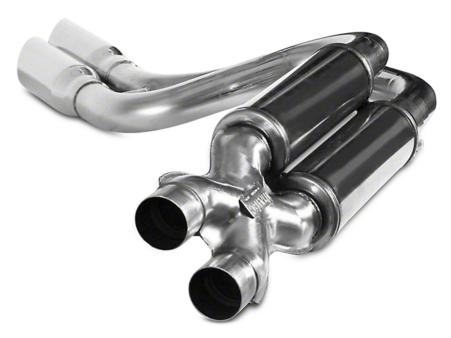 Dynatech F-150 Stainless Dual Exhaust System w/ X-Pipe - Middle Side