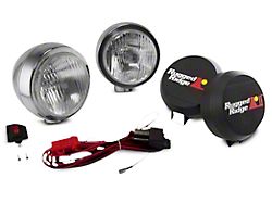 Rugged Ridge 6-Inch Round HID Off-Road Fog Lights with Stainless Steel Housings; Set of Two (Universal; Some Adaptation May Be Required)