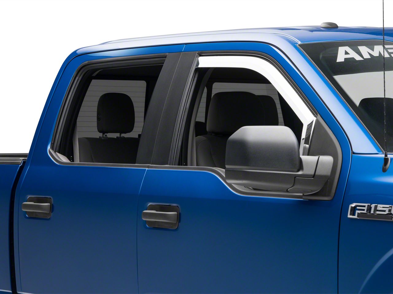 chrome window visors for ford f150