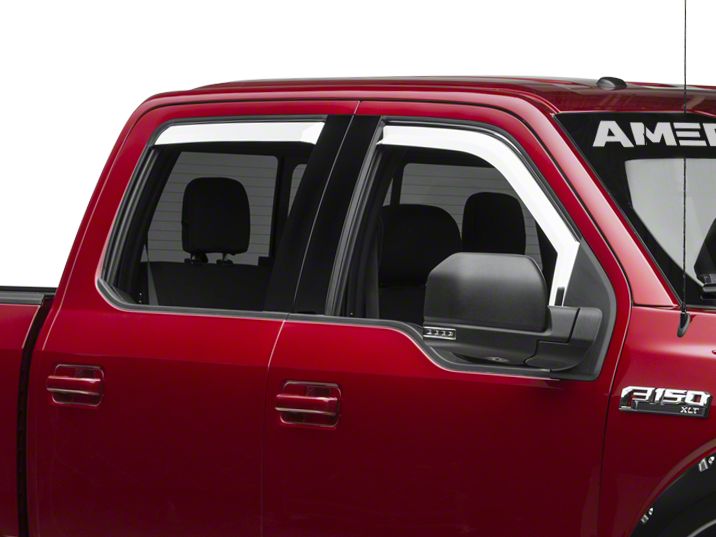 chrome window visors for ford f150