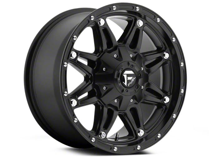 Fuel Wheels F-150 Hostage Matte Black 6-Lug Wheel - 22x9.5; 19mm Offset ...