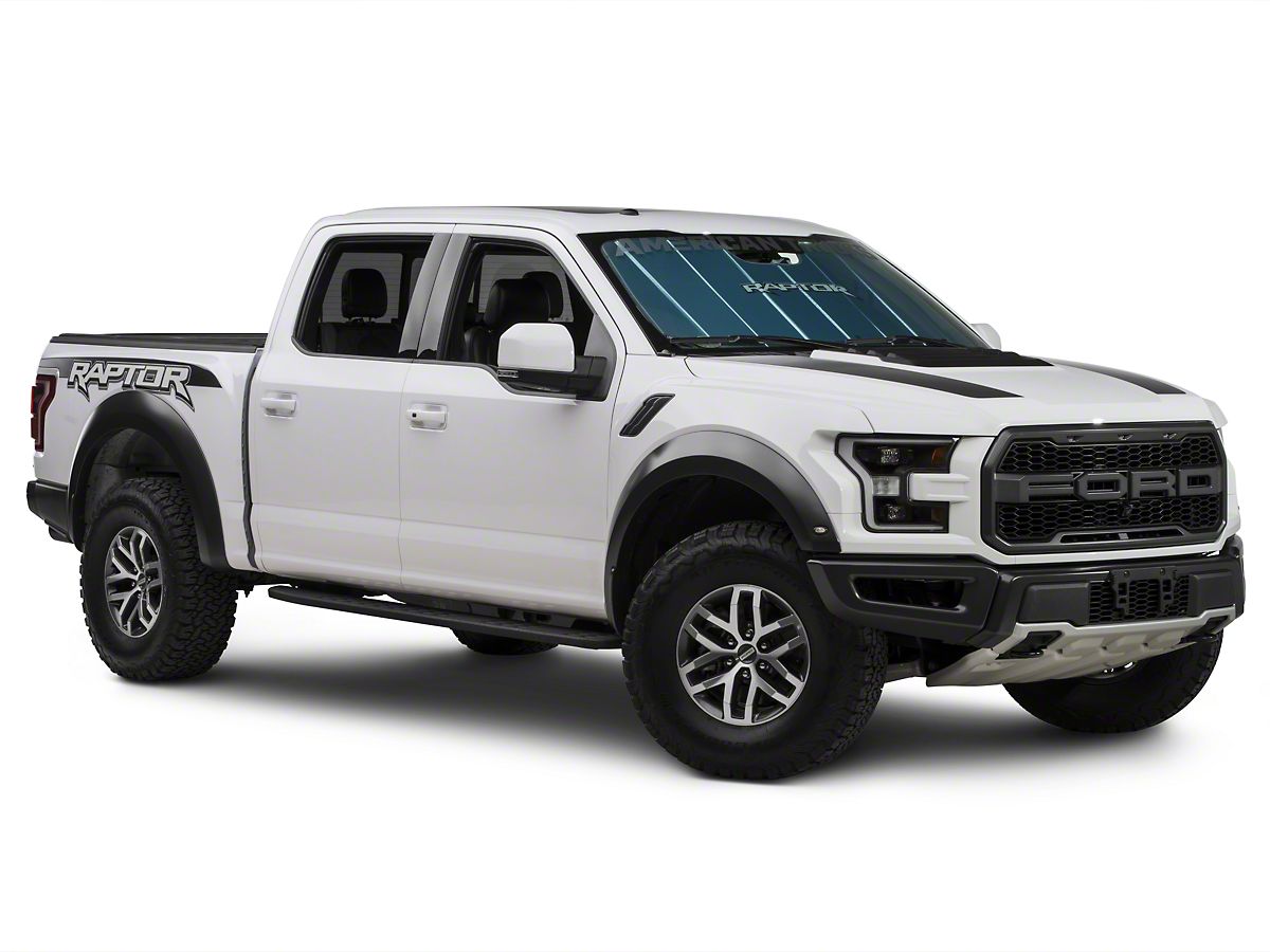 Covercraft F 150 Uvs Windshield Sunscreen W Raptor Logo Blue
