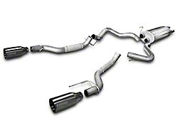 Corsa 3-Inch Sport Dual Exhaust System with Gunmetal Tips; Rear Exit (17-20 F-150 Raptor)