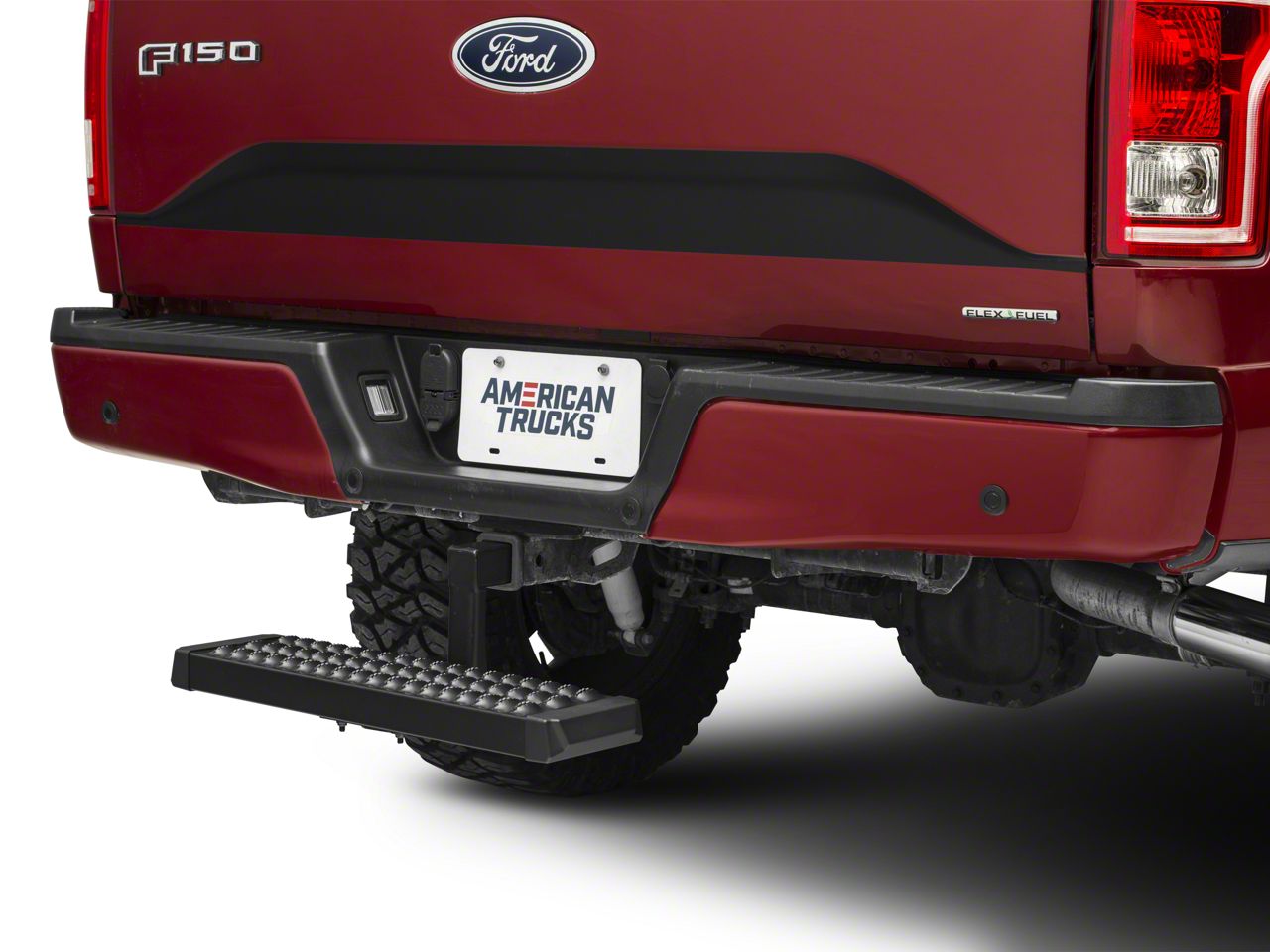 RedRock 4x4 F150 Aluminum 6 in. Drop Hitch Step for 2 in. Receiver