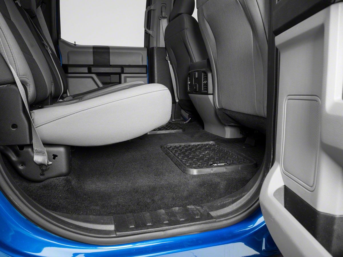 Rugged Ridge F 150 Rear Floor Mats Black 82950 01 97 20 F 150